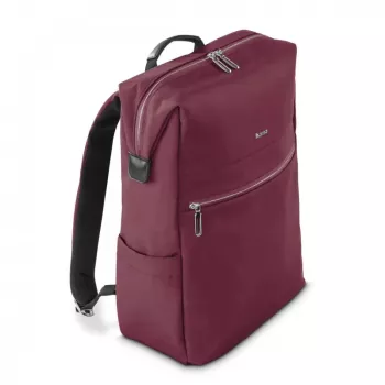 Mochila para portátil HAMA 227060 para portáteis de 16,2 polegadas, vermelha, compartimento acolchoado para portátil