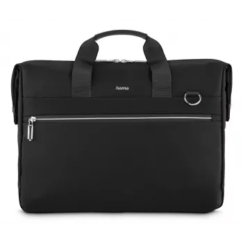 Mala para portátil HAMA 227061 preta – design robusto, compartimento principal acolchoado, alça de ombro