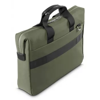 Mala para portátil HAMA ultimate 227063 — verde, adequada para portáteis até 15,6 polegadas, compartimento acolchoado, bolso frontal, alça de ombro