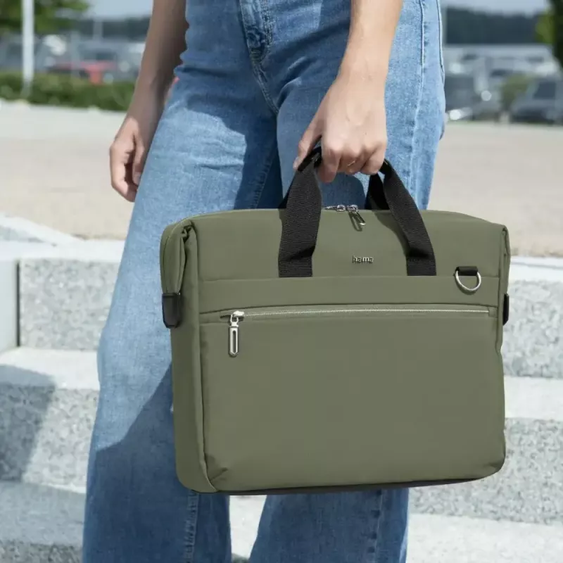 Mala para portátil HAMA ultimate 227067 verde – mala de proteção compacta para portáteis e notebooks