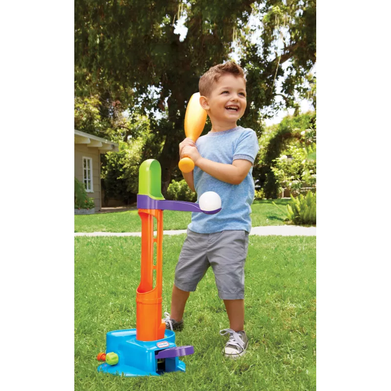 Conjunto de T-Ball Little Tikes Triple Play Splash