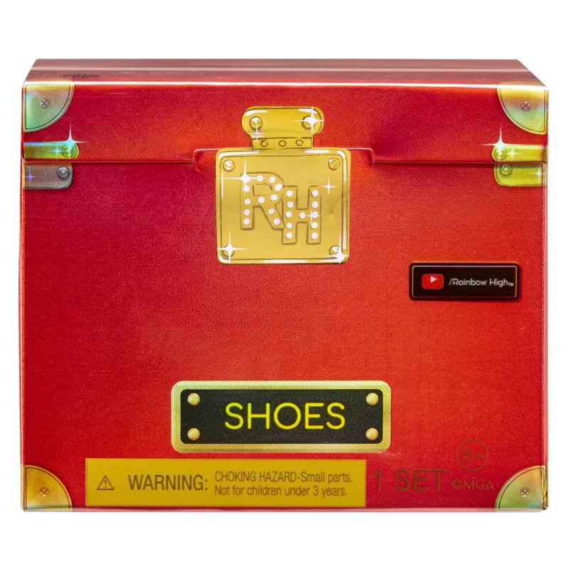 Rainbow High Accessories Studio Series 1, sortido S em PDQ sapatos para bonecas