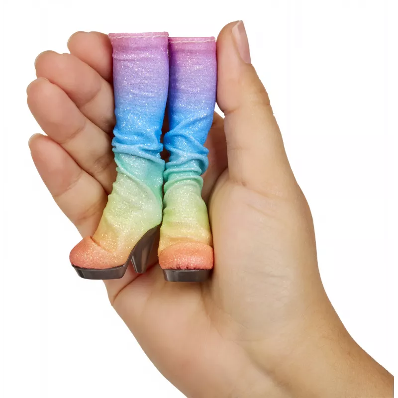 Rainbow High Accessories Studio Series 1, sortido S em PDQ sapatos para bonecas