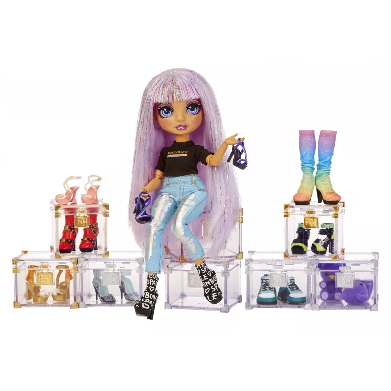 Rainbow High Accessories Studio Series 1, sortido S em PDQ sapatos para bonecas