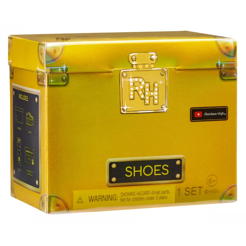 Rainbow High Accessories Studio Series 1, sortido S em PDQ sapatos para bonecas