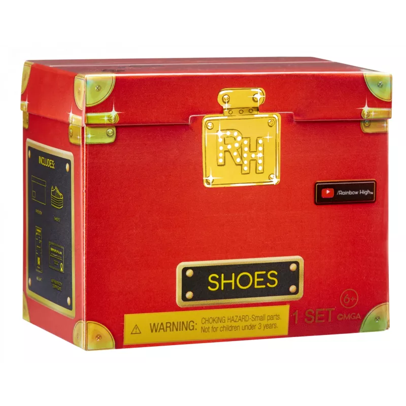 Rainbow High Accessories Studio Series 1, sortido S em PDQ sapatos para bonecas