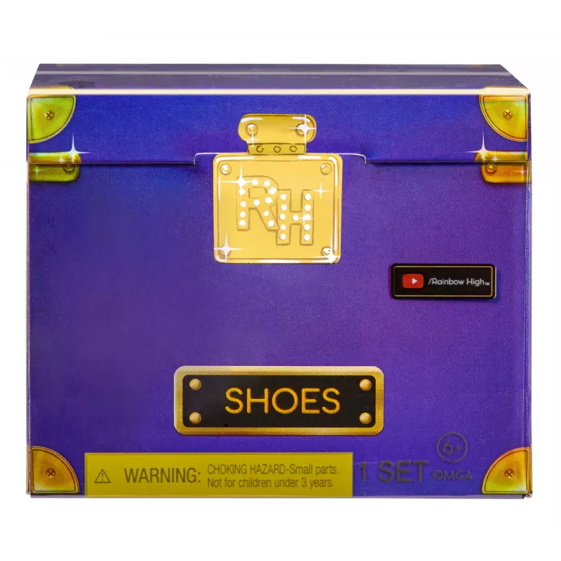 Rainbow High Accessories Studio Series 1, sortido S em PDQ sapatos para bonecas
