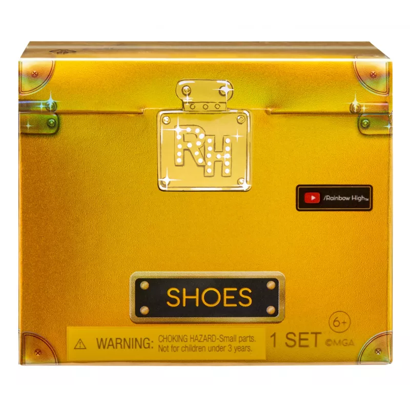 Rainbow High Accessories Studio Series 1, sortido S em PDQ sapatos para bonecas