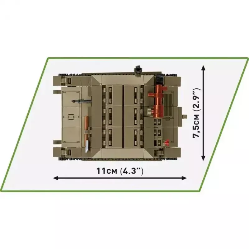 Blocos de construção Cobi Tankette TK-3 conjunto de construção – 323 peças