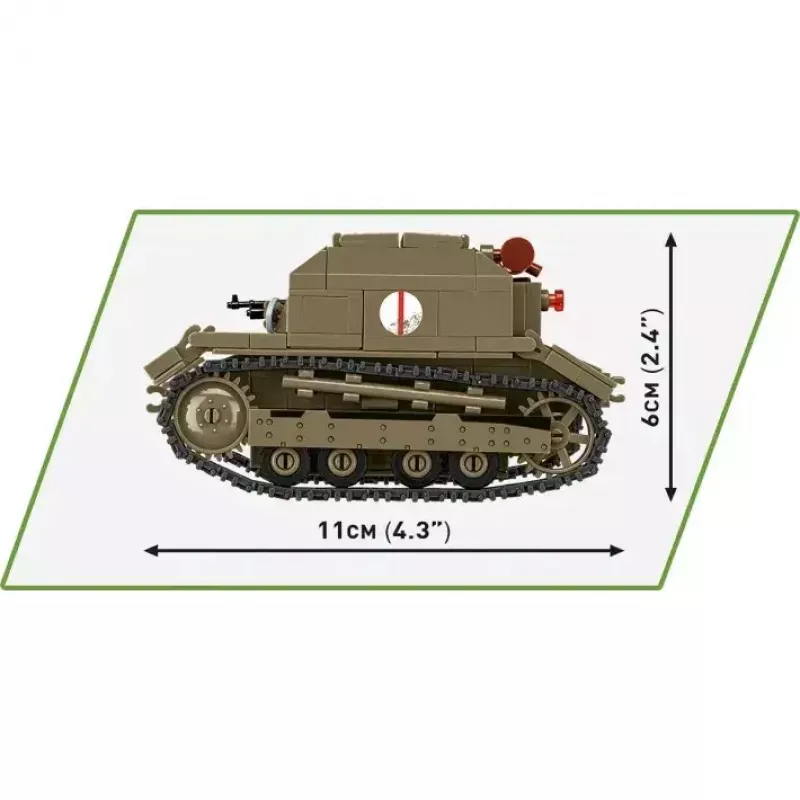 Blocos de construção Cobi Tankette TK-3 conjunto de construção – 323 peças