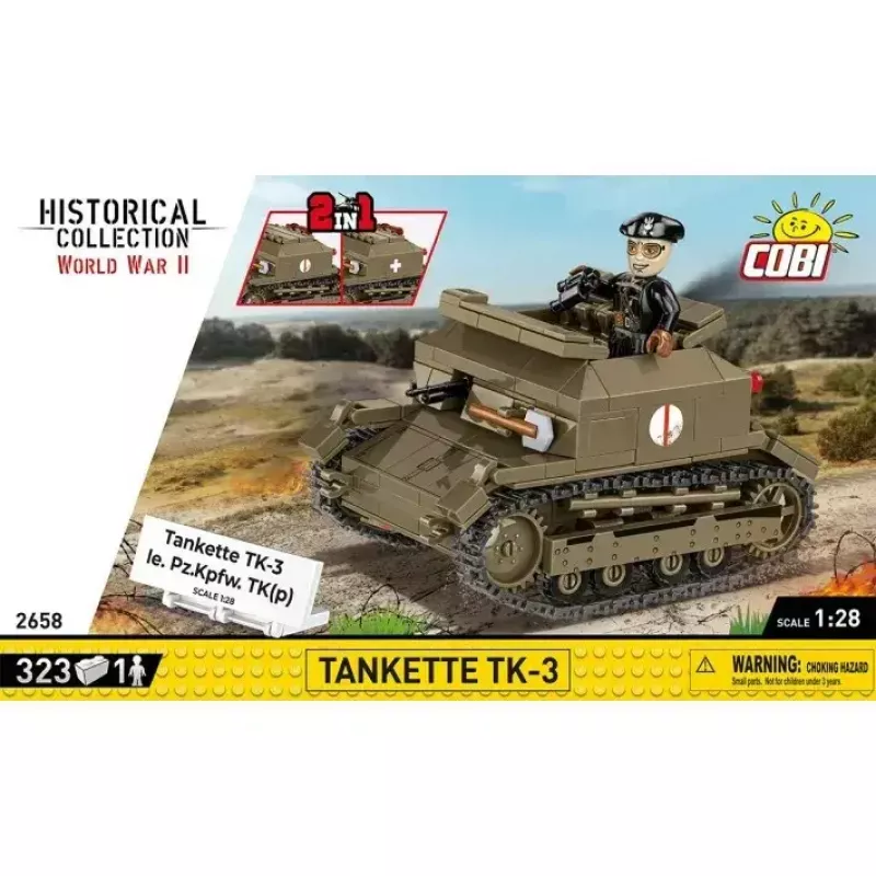 Blocos de construção Cobi Tankette TK-3 conjunto de construção – 323 peças