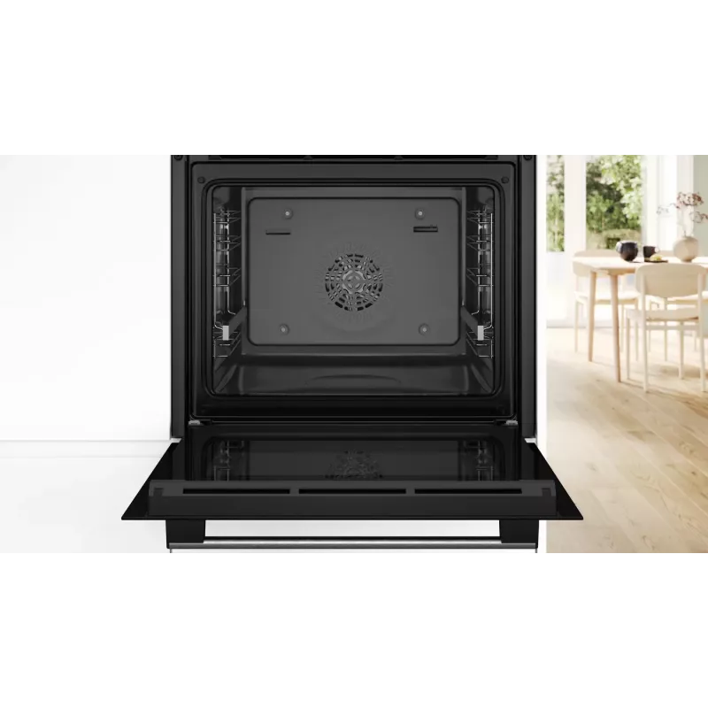 Forno Bosch Serie 4 HBA534ES3 71 L 3400 W preto, aço inoxidável