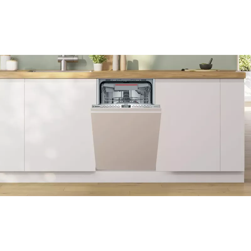 Máquina de lavar loiça encastrável Bosch Serie 4 SPV4HMX49E – Slimline 45 cm, 10 conjuntos de louça, 44 dB, 6 programas