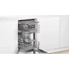 Máquina de lavar loiça encastrável Bosch Serie 4 SPV4HMX49E – Slimline 45 cm, 10 conjuntos de louça, 44 dB, 6 programas