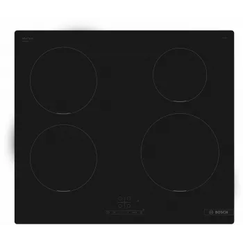 Placa Bosch Serie 4 PUE611BB5E preta encastrável 60 cm placa de indução por zonas 4 zona(s)