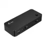 Hub KVM universal i-tec 2x USB-C 2x USB-A 3.0 5000 Mbit/s preto