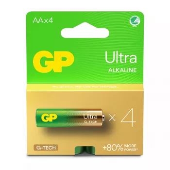 Pilha descartável GP Batteries Ultra Alcalina GP15AU AA LR06 alcalina