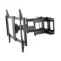 Suporte de parede Manhattan para TV e monitores (Full Motion), para ecrãs de 37 polegadas a 100 polegadas, compatibilidade VESA: todas entre 200x200 mm e 900x600 mm – verifique as dimensões dos quatro orifícios de fixação na parte traseira do ecrã para garantir que encaixam, máx. 80 kg, preto, suporte, garantia vitalícia