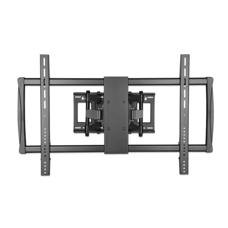 Suporte de parede Manhattan para TV e monitores (Full Motion), para ecrãs de 37 polegadas a 100 polegadas, compatibilidade VESA: todas entre 200x200 mm e 900x600 mm – verifique as dimensões dos quatro orifícios de fixação na parte traseira do ecrã para garantir que encaixam, máx. 80 kg, preto, suporte, garantia vitalícia