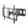 Suporte de parede Manhattan para TV e monitores (Full Motion), para ecrãs de 37 polegadas a 100 polegadas, compatibilidade VESA: todas entre 200x200 mm e 900x600 mm – verifique as dimensões dos quatro orifícios de fixação na parte traseira do ecrã para garantir que encaixam, máx. 80 kg, preto, suporte, garantia vitalícia