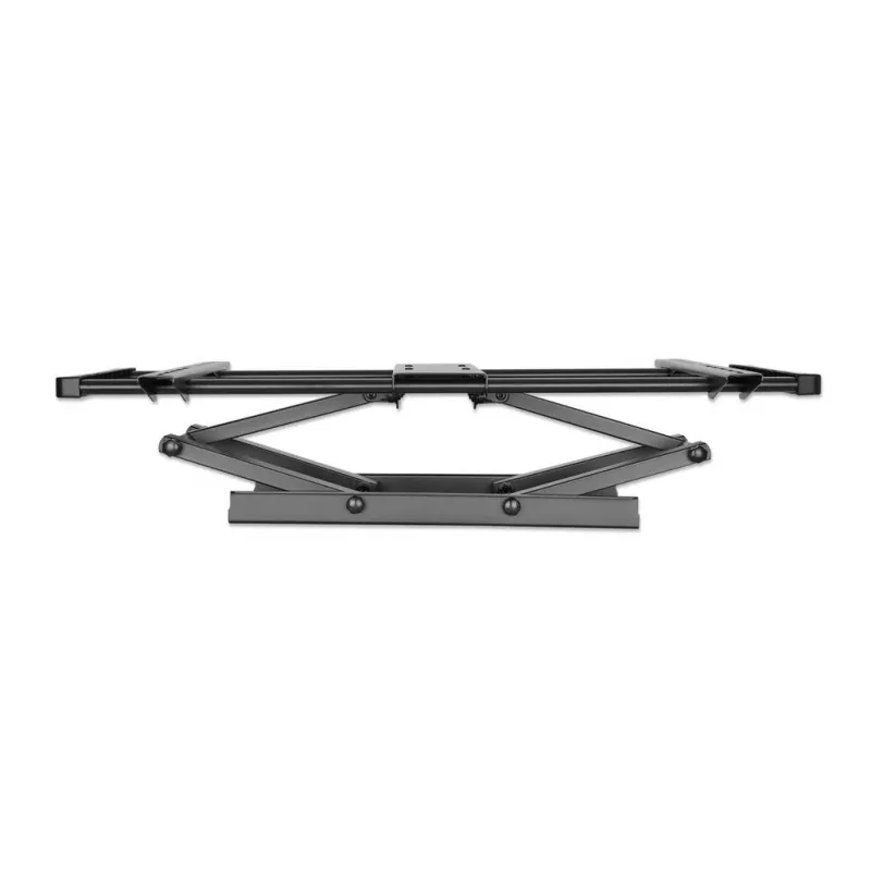 Suporte de parede Manhattan para TV e monitores (Full Motion), para ecrãs de 37 polegadas a 100 polegadas, compatibilidade VESA: todas entre 200x200 mm e 900x600 mm – verifique as dimensões dos quatro orifícios de fixação na parte traseira do ecrã para garantir que encaixam, máx. 80 kg, preto, suporte, garantia vitalícia