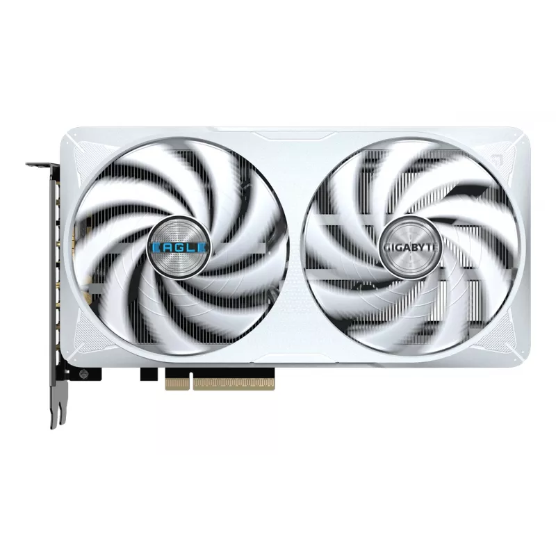 Placa gráfica GIGABYTE GeForce RTX 5060 Ti EAGLE OC ICE 16G – 16 GB GDDR7, 128 Bit, PCI-E 5.0, 2617 MHz frequência do núcleo, 3 x DisplayPort, 1 x HDMI, GV-N506TEAGLEOC ICE-16GD