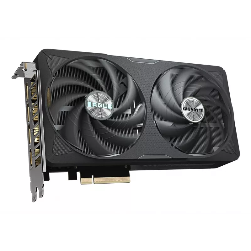Placa gráfica GIGABYTE GeForce RTX 5060 Ti EAGLE OC 16G - 16 GB GDDR7, 128 Bit, PCI-E 5.0, 2617 MHz frequência do núcleo, 3 x DisplayPort, 1 x HDMI, GV-N506TEAGLE OC-16GD