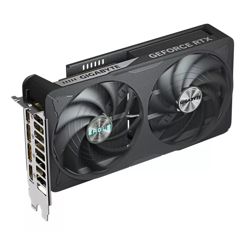Placa gráfica GIGABYTE GeForce RTX 5060 Ti EAGLE OC 16G - 16 GB GDDR7, 128 Bit, PCI-E 5.0, 2617 MHz frequência do núcleo, 3 x DisplayPort, 1 x HDMI, GV-N506TEAGLE OC-16GD