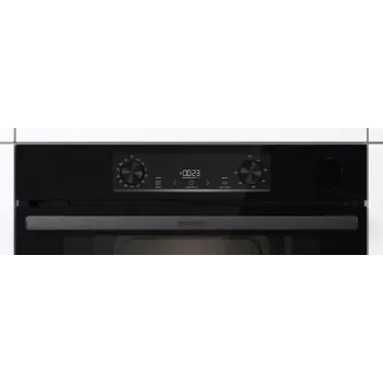 Forno elétrico de encastrar Gorenje BSA6737E15BG — 77 l, preto, temporizador digital, convecção, grelhador, função pizza