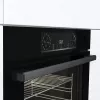 Forno elétrico de encastrar Gorenje BSA6737E15BG — 77 l, preto, temporizador digital, convecção, grelhador, função pizza