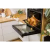 Forno elétrico de encastrar Gorenje BSA6737E15BG — 77 l, preto, temporizador digital, convecção, grelhador, função pizza