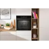 Forno elétrico de encastrar Gorenje BSA6737E15BG — 77 l, preto, temporizador digital, convecção, grelhador, função pizza