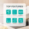 Placa de indução Gorenje GI8432BSCWF, Preto, encastrar, 60 cm, placa de indução por zonas, vitrocerâmica, 4 zona(s)
