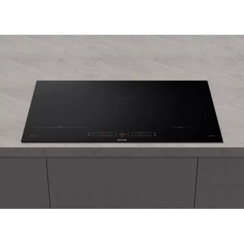 Placa de indução Gorenje GI8432BSCWF, Preto, encastrar, 60 cm, placa de indução por zonas, vitrocerâmica, 4 zona(s)