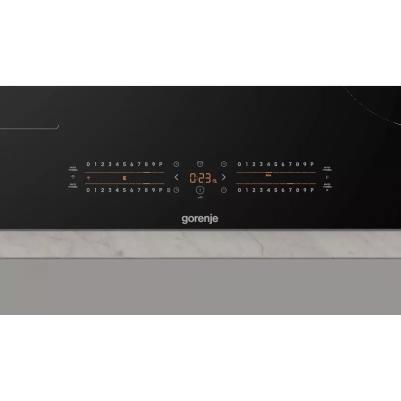 Placa de indução Gorenje GI8432BSCWF, Preto, encastrar, 60 cm, placa de indução por zonas, vitrocerâmica, 4 zona(s)