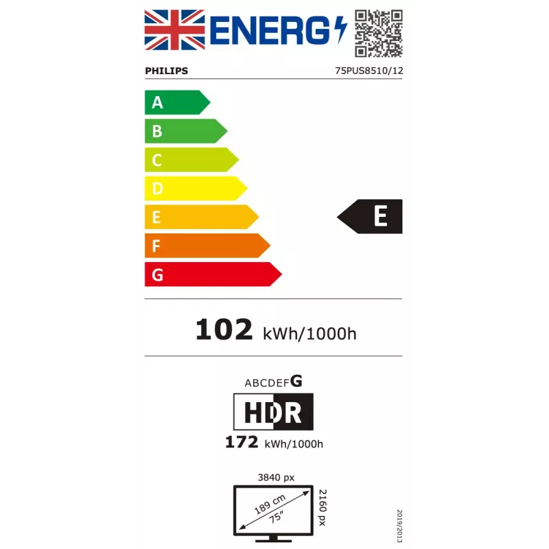 Philips 75PUS8510 190,5 cm (75 polegadas) 4K Ultra HD Smart-TV Wi-Fi Preto