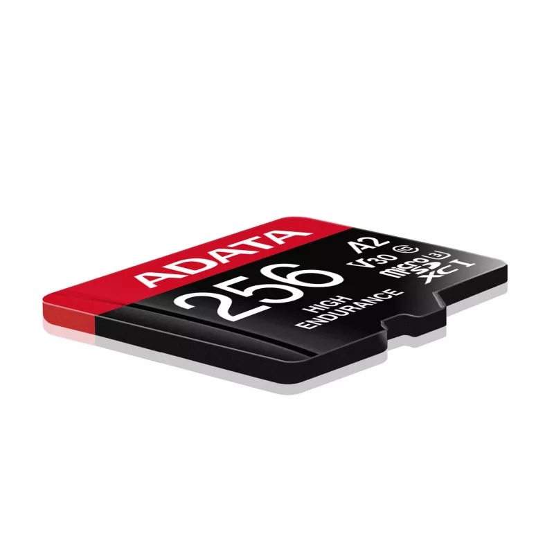 Cartão de memória MicroSDXC ADATA 256 GB AUSDX256GUI3V30SHA2-RA1 UHS-I Classe 10 V30 (leitura 100 MB/s, escrita 80 MB/s) com adaptador SD
