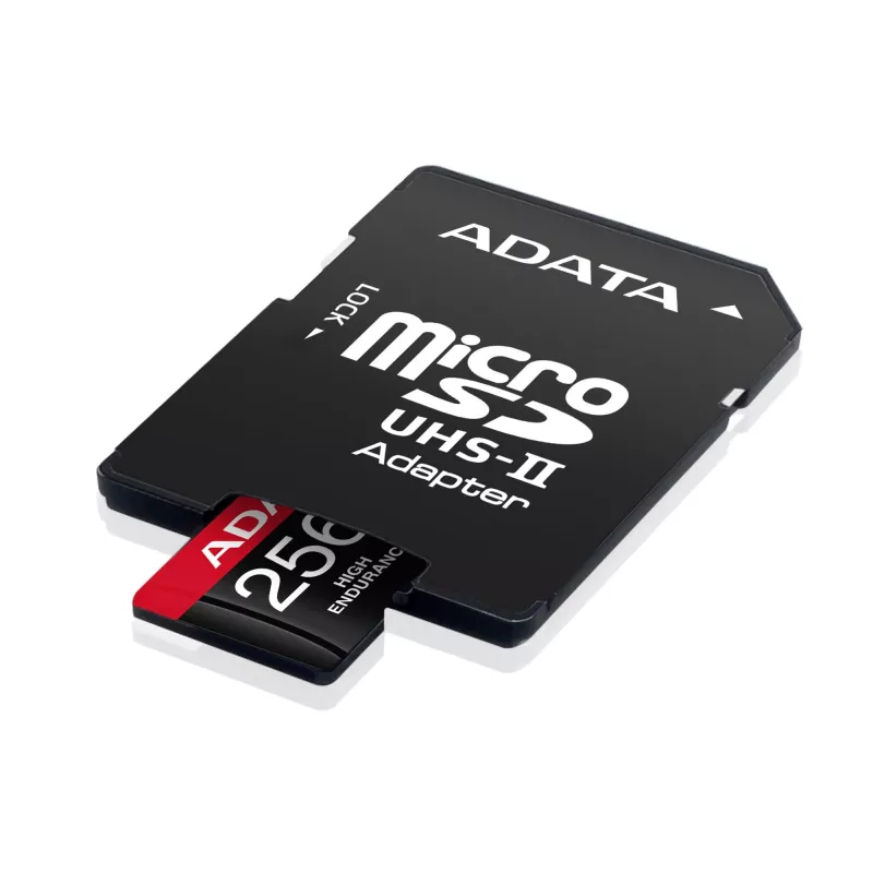 Cartão de memória MicroSDXC ADATA 256 GB AUSDX256GUI3V30SHA2-RA1 UHS-I Classe 10 V30 (leitura 100 MB/s, escrita 80 MB/s) com adaptador SD