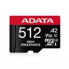 Cartão de memória MicroSDXC ADATA 512GB UHS‑I U3 V30 Classe 10 A2, 100/85 MB/s, à prova de água