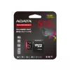 Cartão de memória MicroSDXC ADATA 512GB UHS‑I U3 V30 Classe 10 A2, 100/85 MB/s, à prova de água