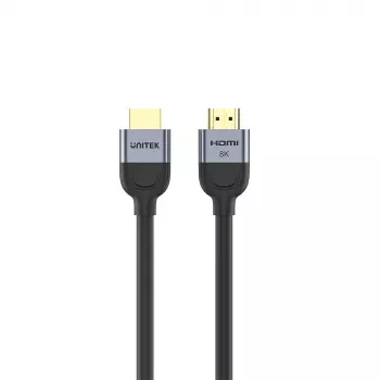 Cabo HDMI UNITEK C11086GY01-1M 1m 2.1 48 Gbit/s preto cinzento