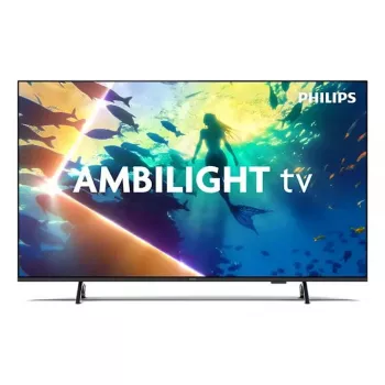 TV LED Philips 50PUS8010/12 50 polegadas (126 cm) 4K Ultra HD 3840x2160, LED, Titan OS, HDMI 2.1, Ambilight, Wi-Fi, Bluetooth 5.2