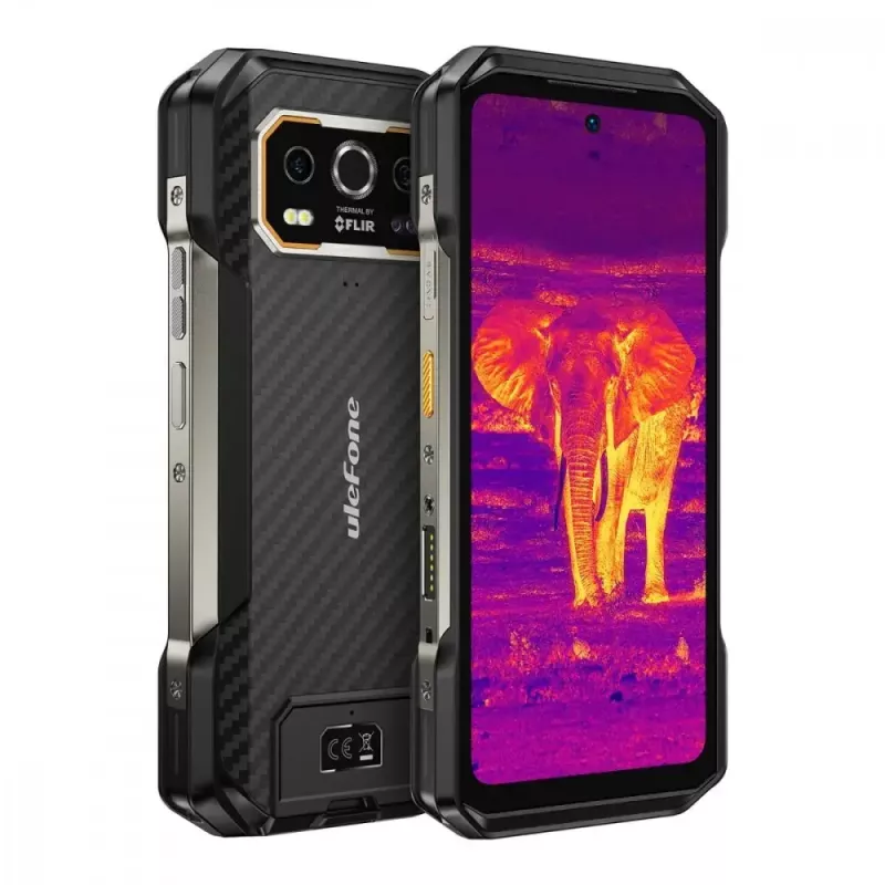 Smartphone UleFone Armor 27T 6,58 polegadas 12 GB RAM 256 GB preto, classe de eficiência energética A