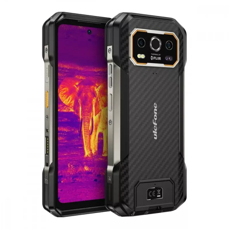 Smartphone UleFone Armor 27T 6,58 polegadas 12 GB RAM 256 GB preto, classe de eficiência energética A