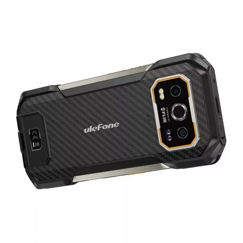 Smartphone UleFone Armor 27T 6,58 polegadas 12 GB RAM 256 GB preto, classe de eficiência energética A