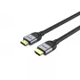 Cabo HDMI UNITEK C11086GY01-3M 3m 2.1 48 Gbit/s preto cinzento
