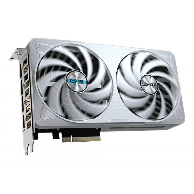 Placa gráfica GIGABYTE GeForce RTX 5060 Ti EAGLE OC ICE 8G – 8 GB GDDR7, 128 bits, PCI-E 5.0, 2617 MHz frequência do núcleo, 3 x DisplayPort, 1 x HDMI, GV-N506TEAGLEOC ICE-8GD
