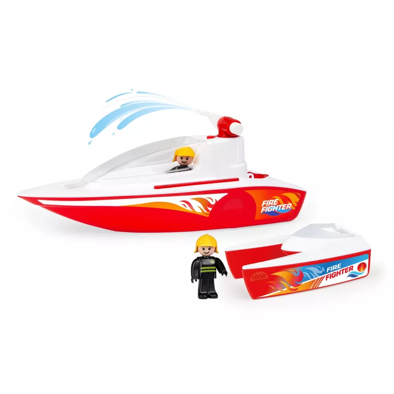 Veículo de brincar barco Lena 04721 para crianças, multicolor, adequado a partir dos 2 anos