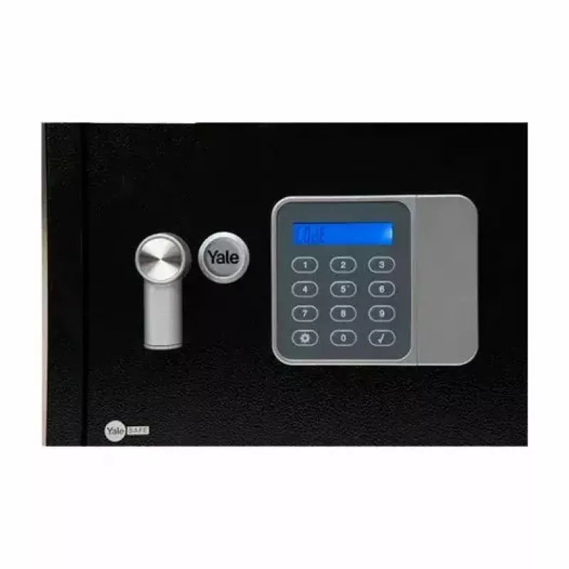 Cofre autónomo Yale YSG/250/DB2 — aço, fechadura de combinação, 16 L, preto, montagem no chão/parede