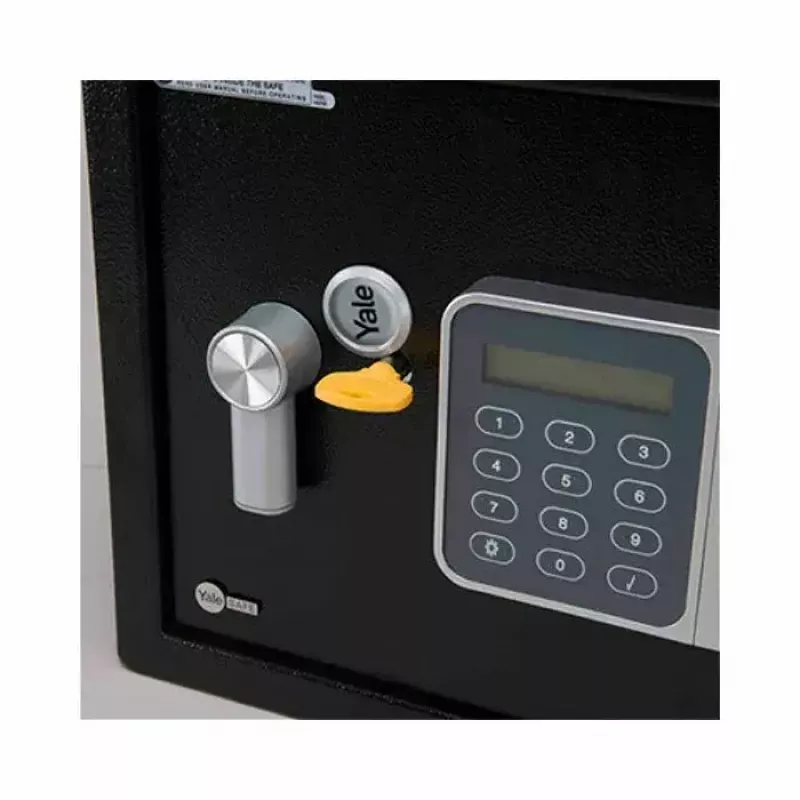 Cofre autónomo Yale YSG/250/DB2 — aço, fechadura de combinação, 16 L, preto, montagem no chão/parede